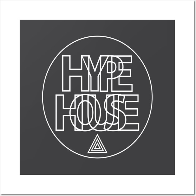 Hype House Grey Design Wall Art by On2Go Design